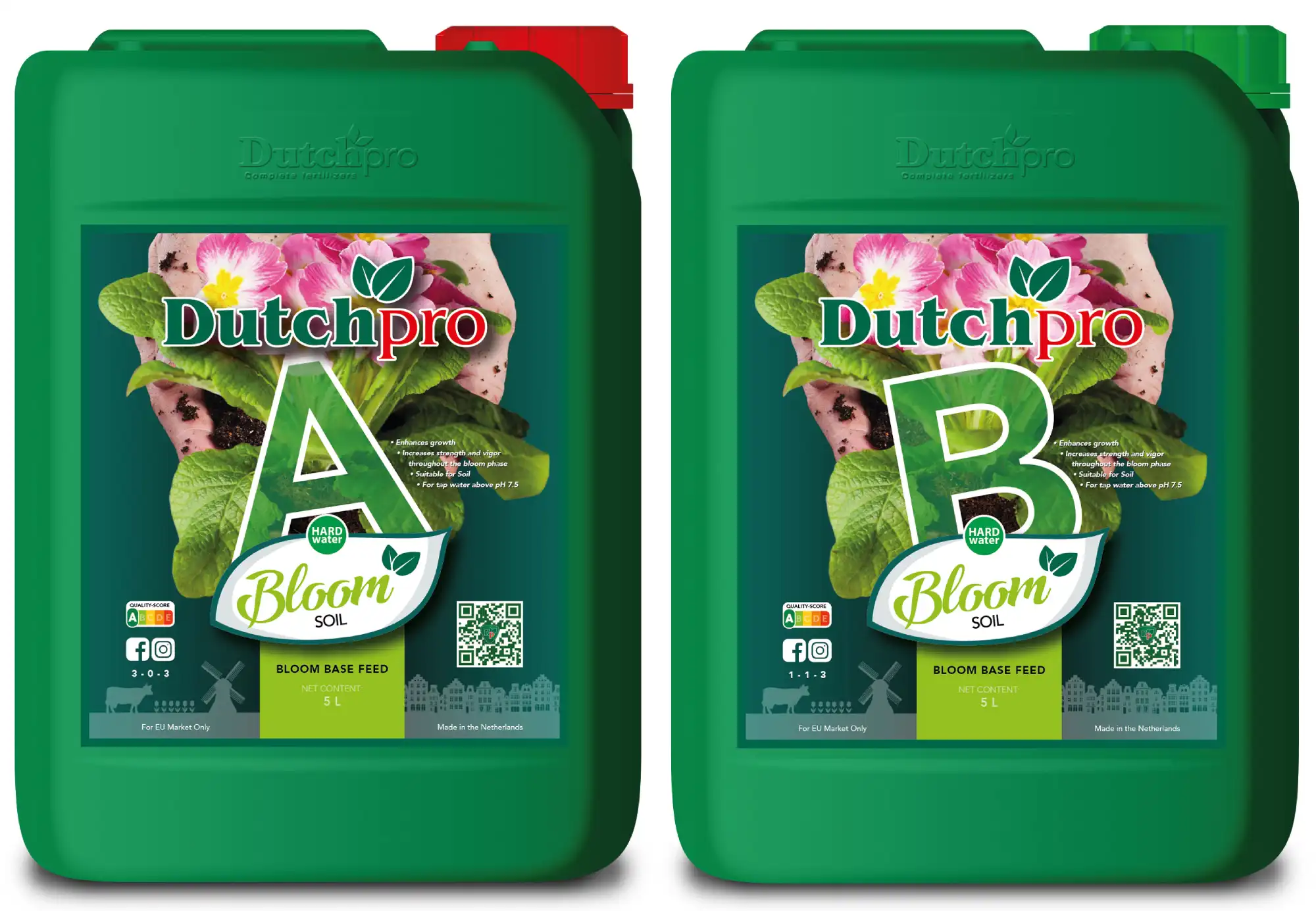 Dutchpro Bloom Soil A+B (Set) (hartes Wasser) 5l