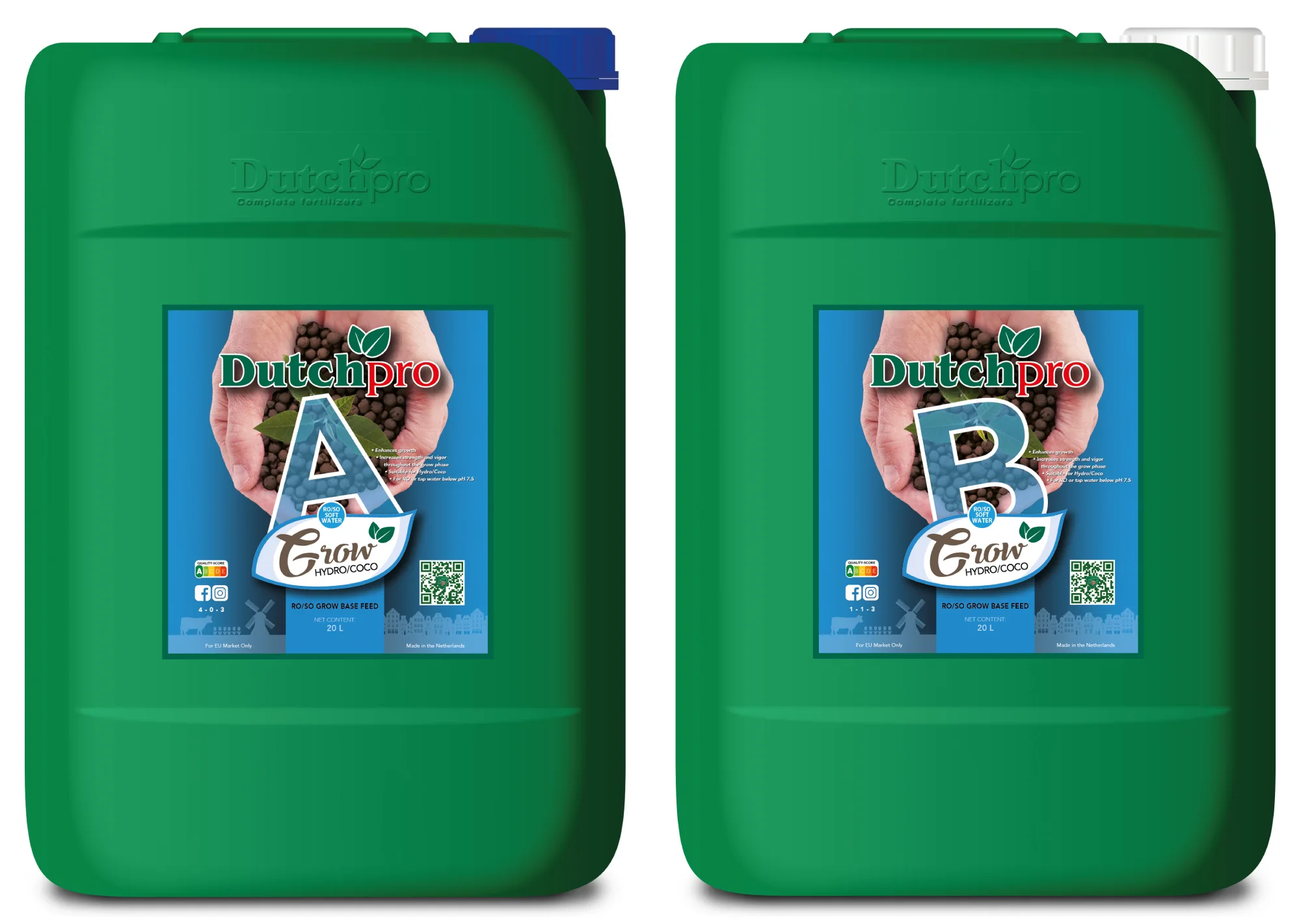 Dutchpro Grow Hydro_Coco A+B (Set) (weiches Wasser) 20l