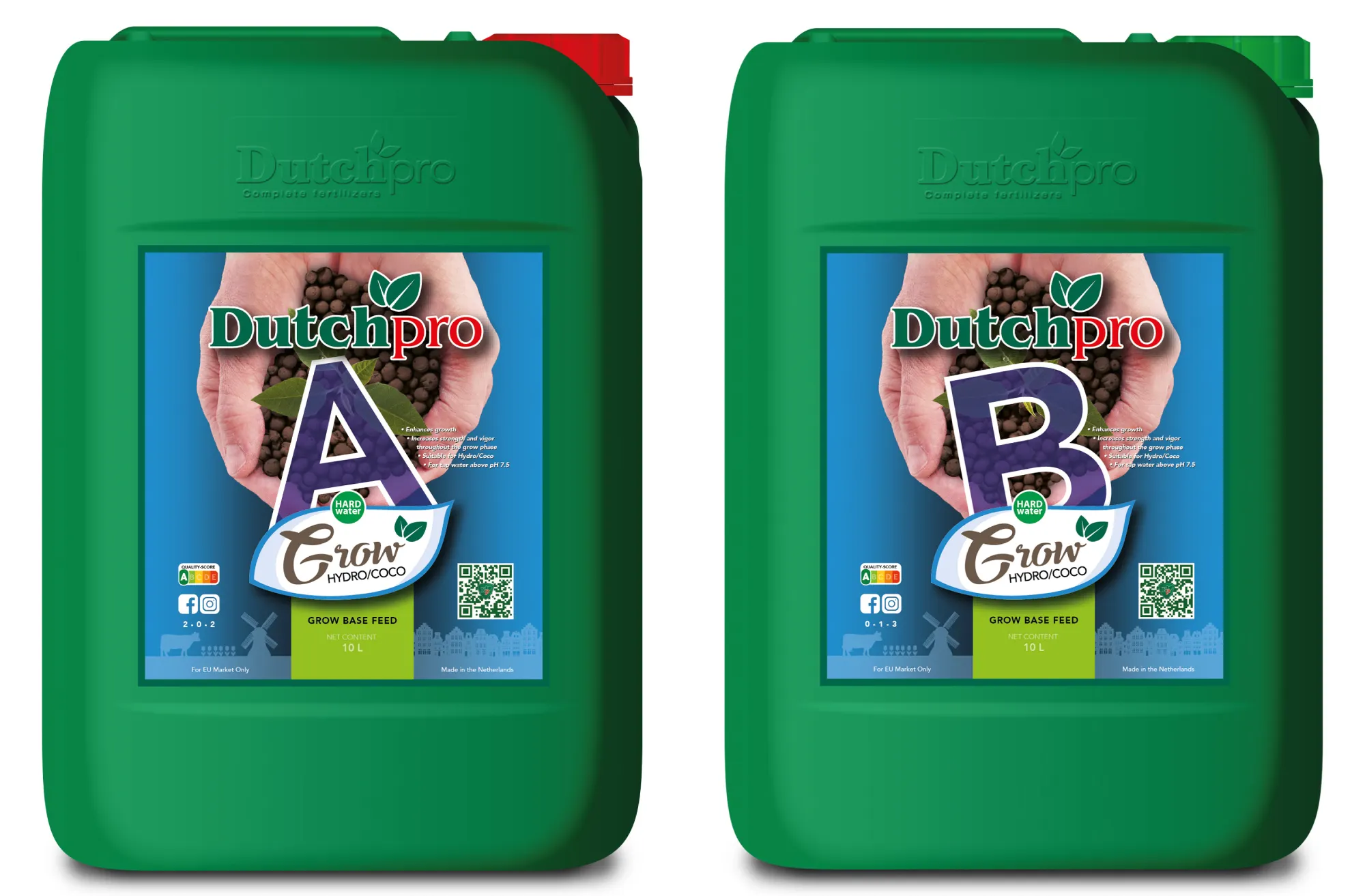 Dutchpro Grow Hydro_Coco A+B (Set) (hartes Wasser) 10l
