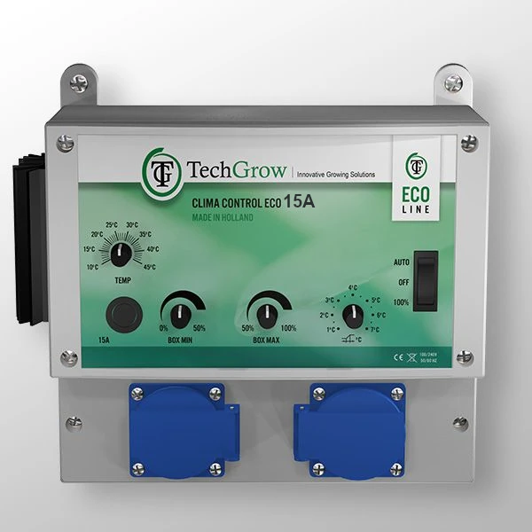 TechGrow Klima Controller ECO 15 Amp. incl. Temperatursensor