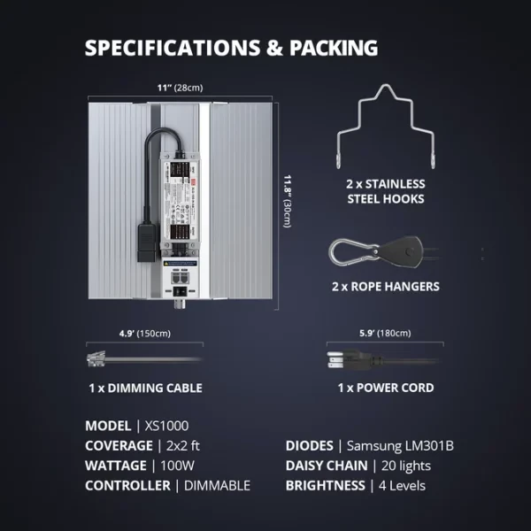 ViparSpectra LED XS1000 100W