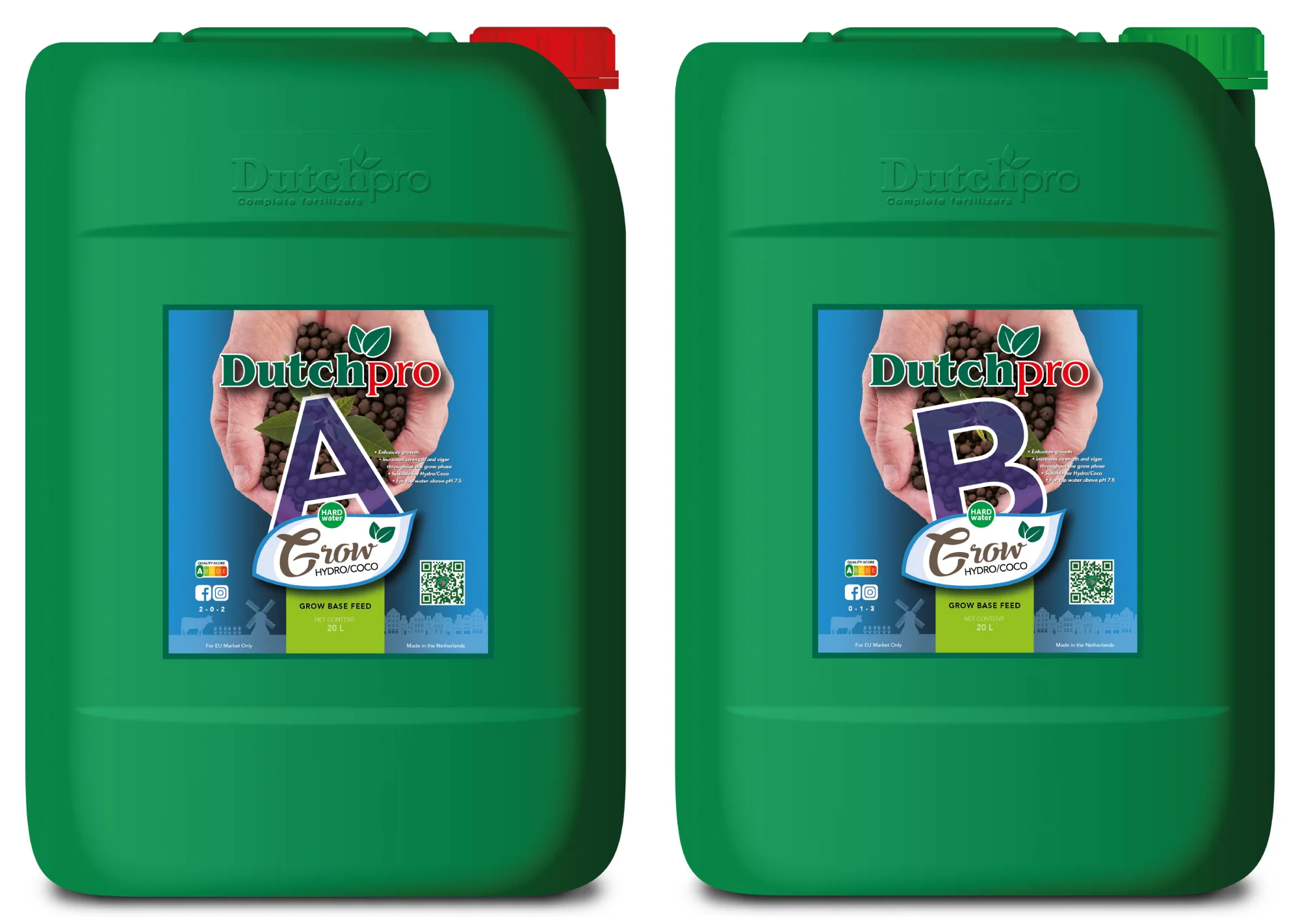 Dutchpro Grow Hydro_Coco A+B (Set) (hartes Wasser) 20l