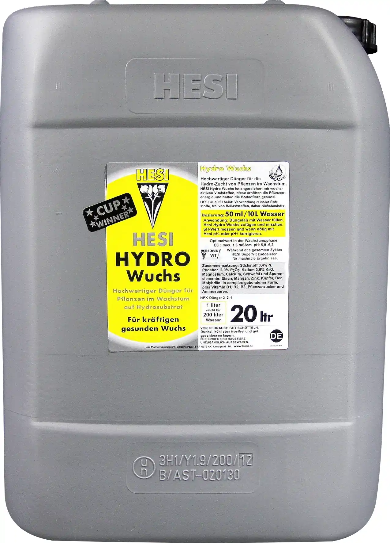 HESI Hydro Wuchs 20l