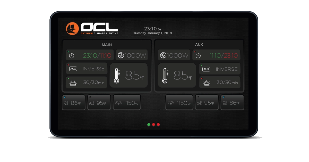 OCL Touchscreen Controller WiFi/4g  inkl. 2 x Temp. - Sensor 10M - (X-SERIES / SKWID1900)