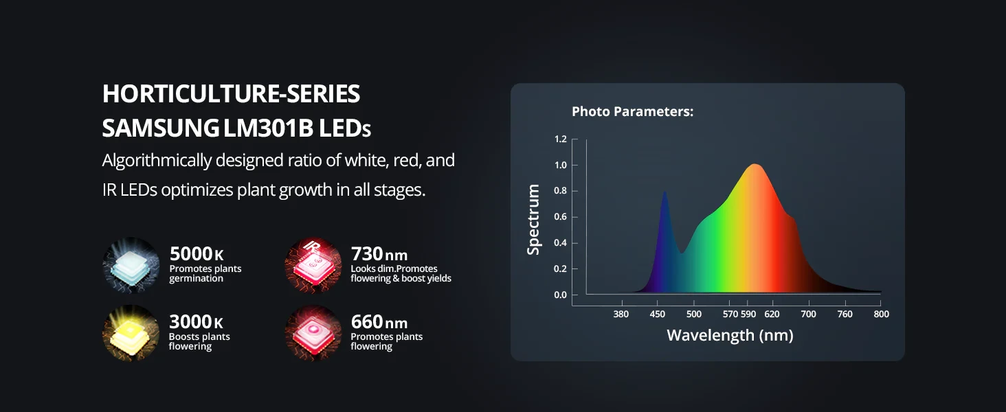 Home Grow Set 100x100x200cm mit ViparSpectra LED