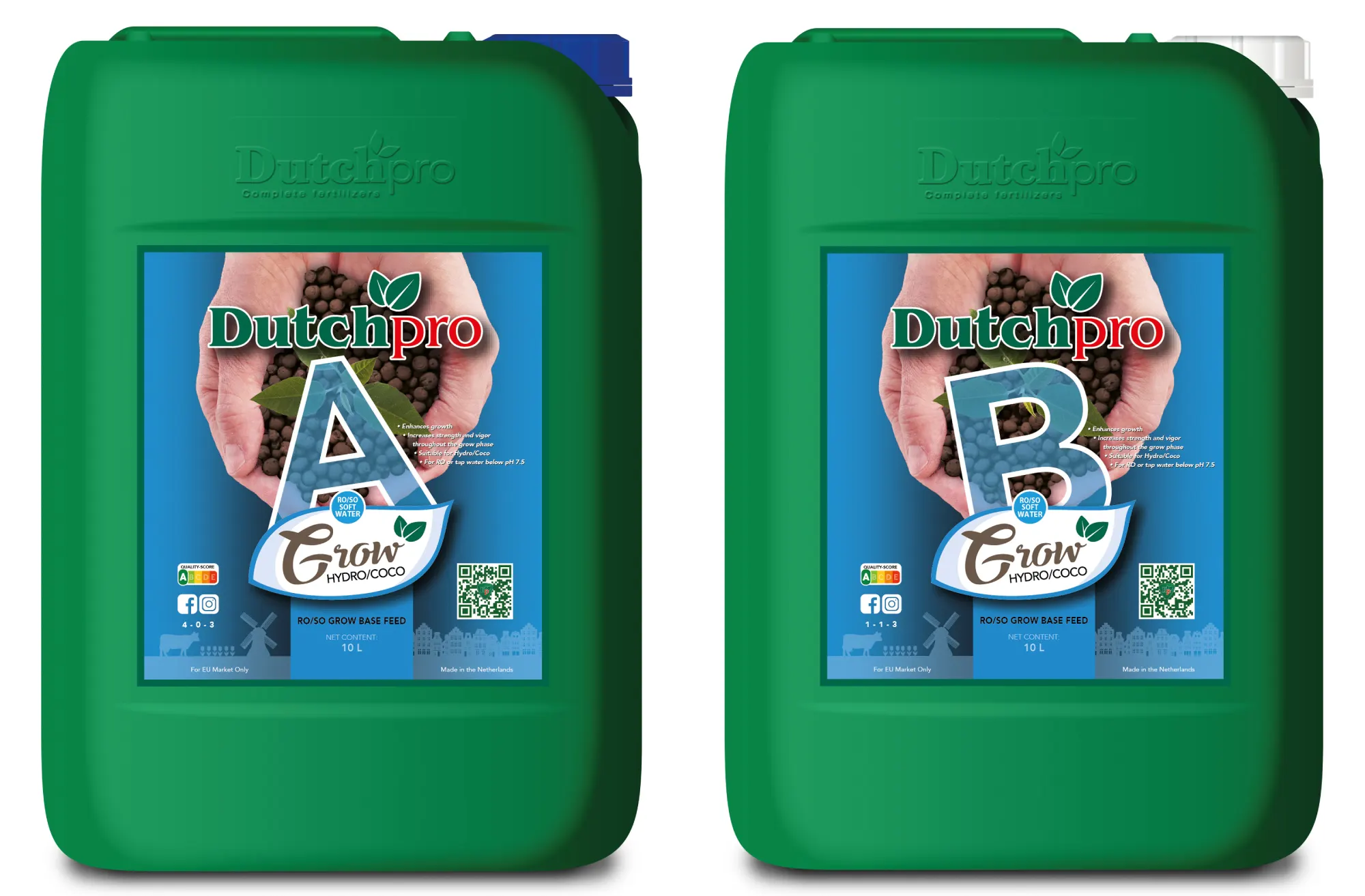 Dutchpro Grow Hydro_Coco A+B (Set) (weiches Wasser) 10l